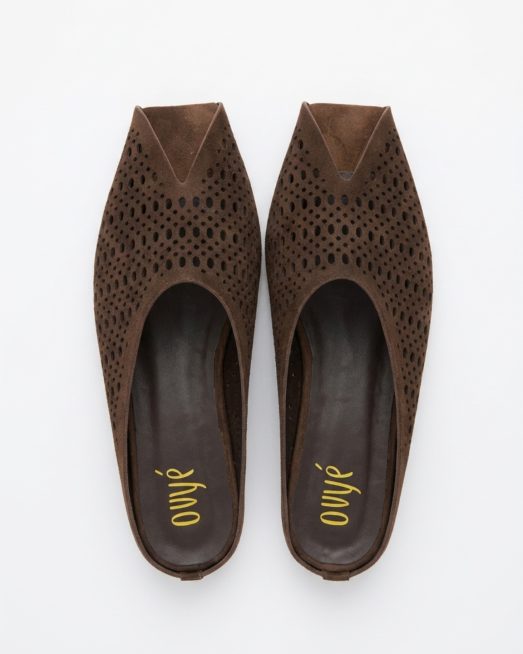 AC317 - Scarpe - Ovyé - testa di moro, 36